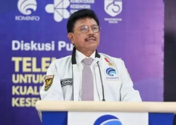 Menkominfo Johnny Plate Kampanye Stop Hoaks Covid-19