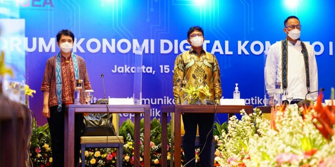 Menkominfo Johnny Plate Sebut 3 Kunci Majukan Ekosistem Ekonomi Digital