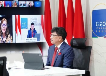 Hadiri Pertemuan G20, Menkominfo Johnny Plate Ajak Wujudkan Kesetaraan Digital