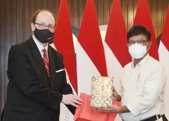 Terima Kunjungan Dubes Spanyol, Menkominfo Johnny Plate Diskusikan Kerja Sama Sektor TIK