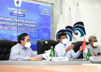 Pemulihan SKKL Merauke-Timika, Menkominfo Johnny Plate: Gunakan Internet Sesuai Kebutuhan