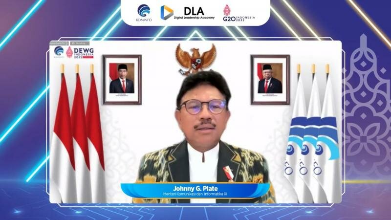 Tingkatkan Daya Saing Ekonomi Digital, Menkominfo Johnny Plate Buka Program DLA 2022