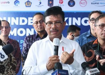 Bangun PDN Pertama, Menkominfo Johnny Plate: Dibiayai Pemerintah Prancis dengan Beragam Spesifikasi Memadai